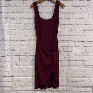 Express Square Neck Wrap Sheath Dress